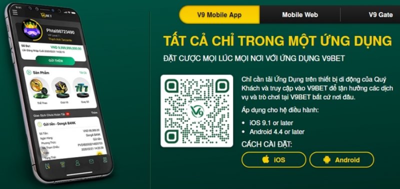 Hướng dẫn chi tiết về cách tải app V9BET chính xác nhất