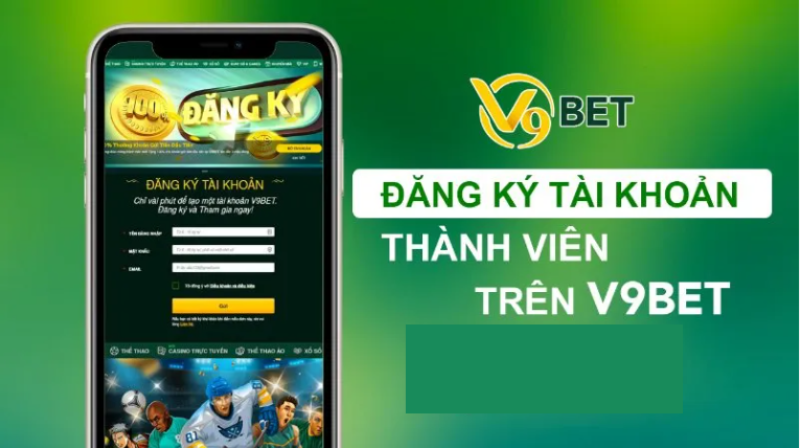 Đăng ký V9BET trên điện thoại như thế nào?